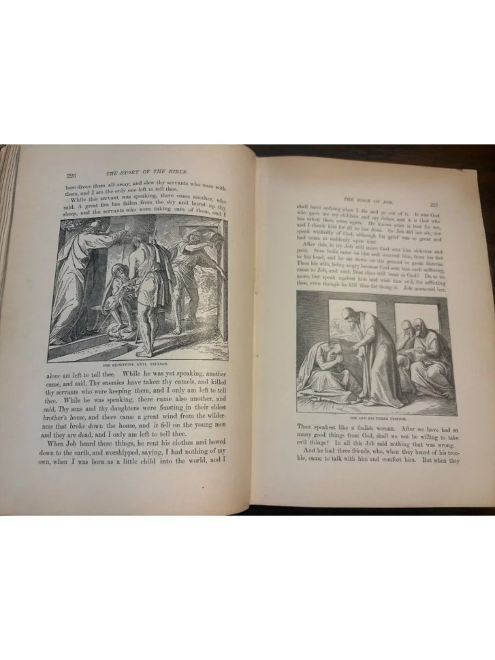 The Story Of The Bible By Charles Foster 19th Century Hardcover w/ Illustrations